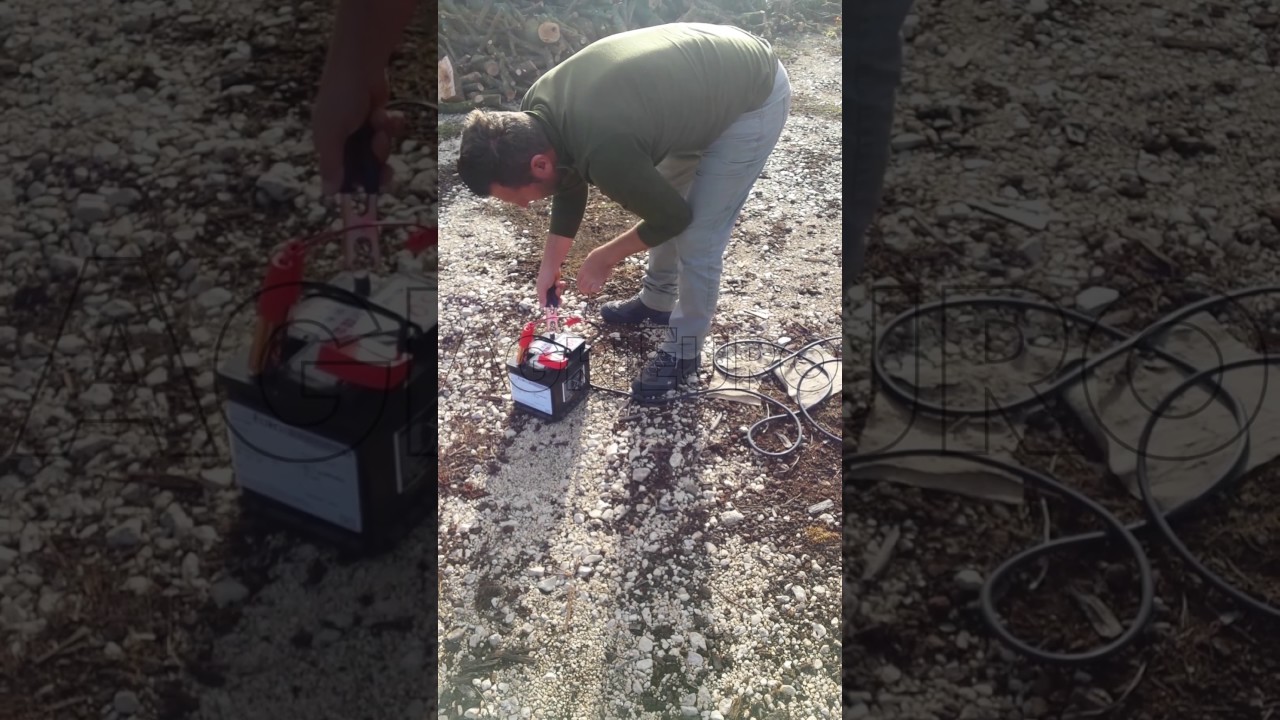 Collegamento e avvio abbacchiatore elettrico GeoTech Olive Picker 400 EVO