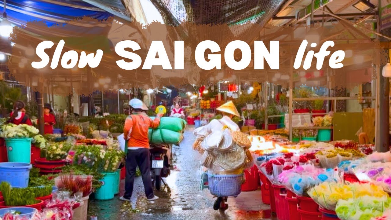 Life in a Saigon Neighborhood | Quiet Cafes, Markets & Local Food ☕