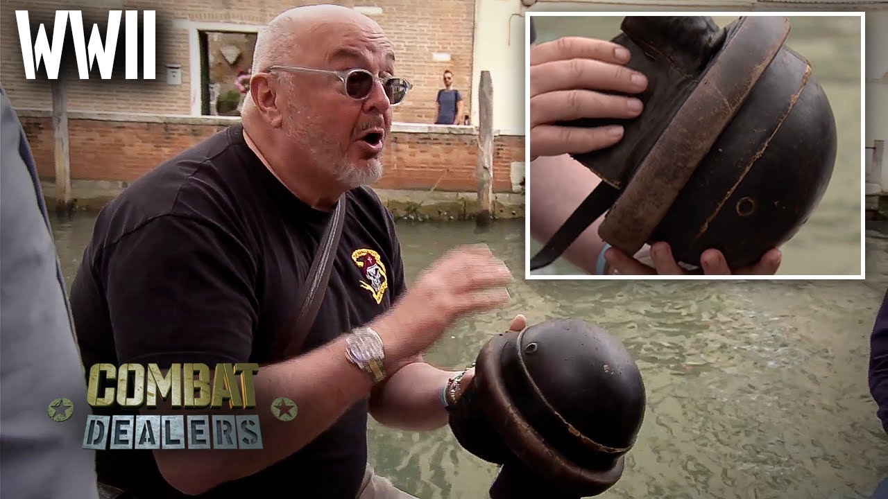 Bruce Finds RARE WWII Tank Driver’s Helmet!