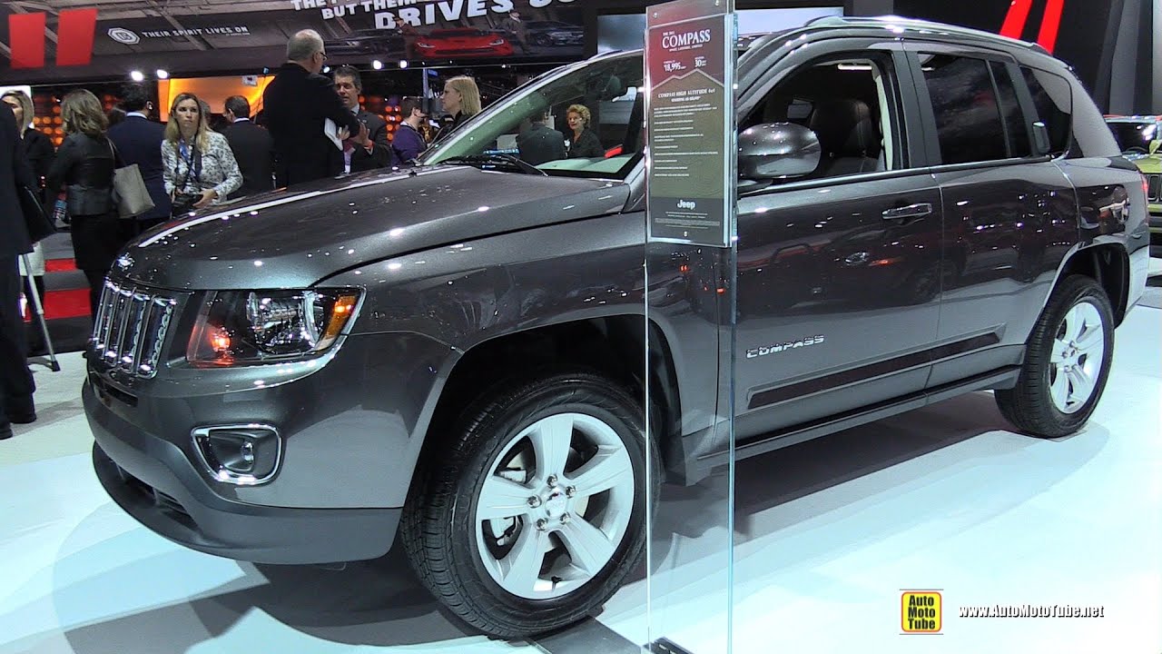 2015 Jeep Compass High Altitude - Exterior and Interior Walkaround - 2015 Detroit Auto Show