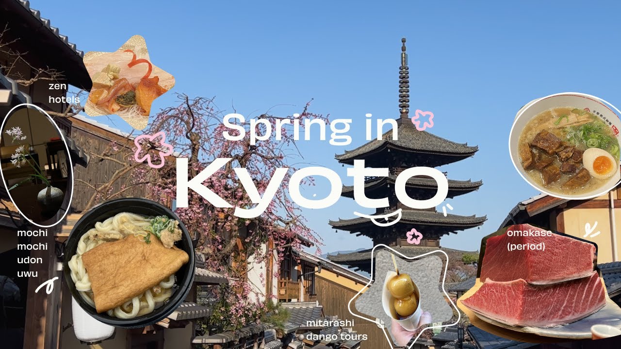 4 days in Kyoto | Food & Places We Loved Spring Edition 🌸 | Arashiyama, Mitarashi Dango & Omakase