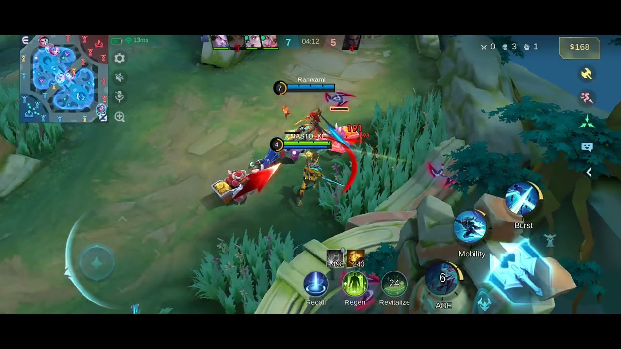 Another victory with saber,. Mobile legends [ masto~ke]