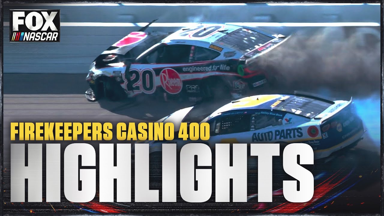NASCAR Cup Series: FireKeepers Casino 400 Highlights 🏁 NASCAR on FOX