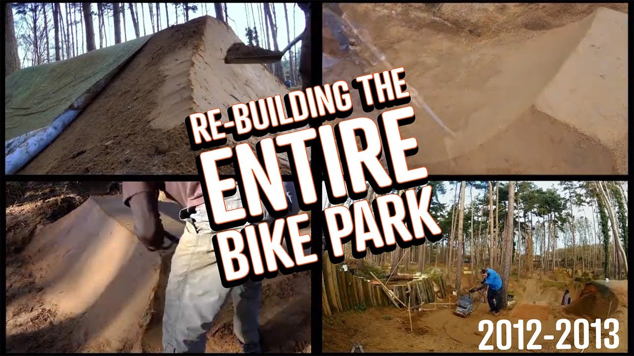 Rebuilding the ENTIRE bikepark- 50 dirt jumps, a new roll in, and changes to  a pump track
