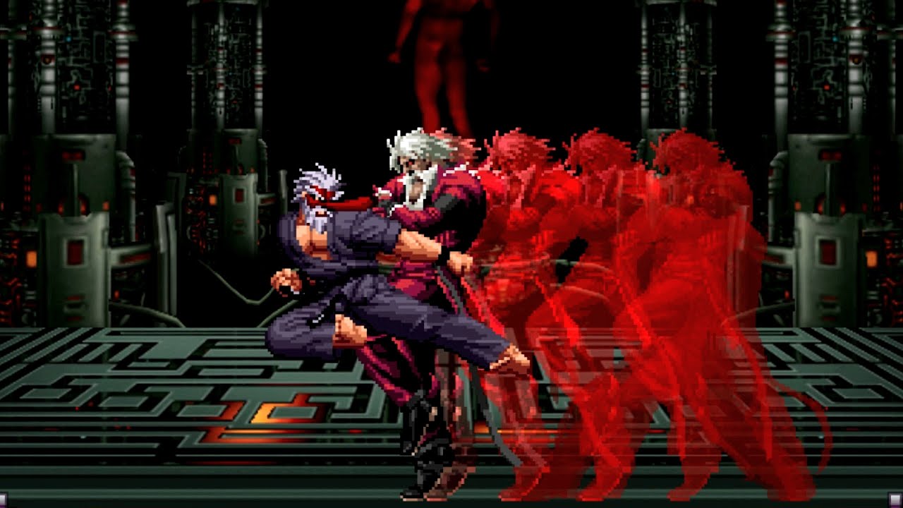God Rugal Vs Mr Karate - Epic Showdown OF Bosses || KOF Mugen