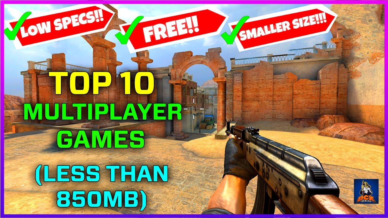 TOP 10 *FREE* Online/Multiplayer Games (Less than 850MB Download)🔥| Low Specs Games - 2022