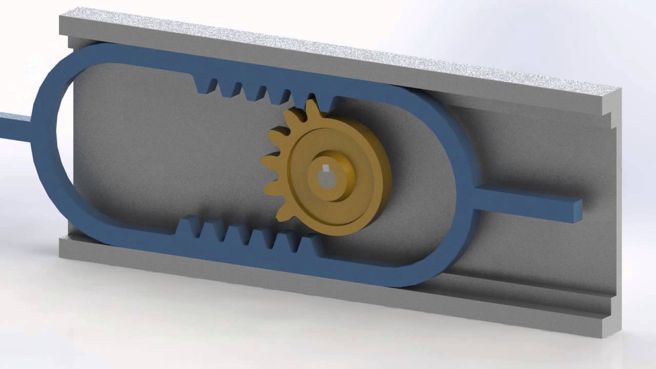 Reciprocate Gear Mechanism 3D model