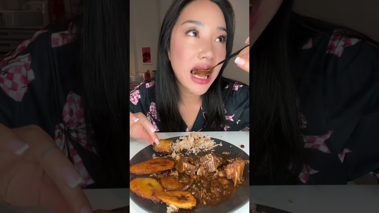 Caribbean Oxtail, Rice & Peas, Plantain 😍