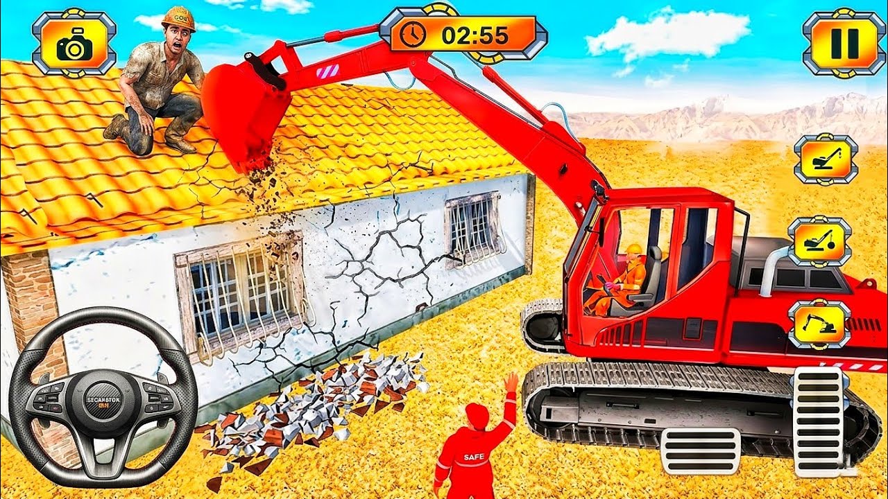 🚨JCB City Road Construction Simulator 3D - JCB & Truck Games - JCB Wala Games 2026: Android Gameplay