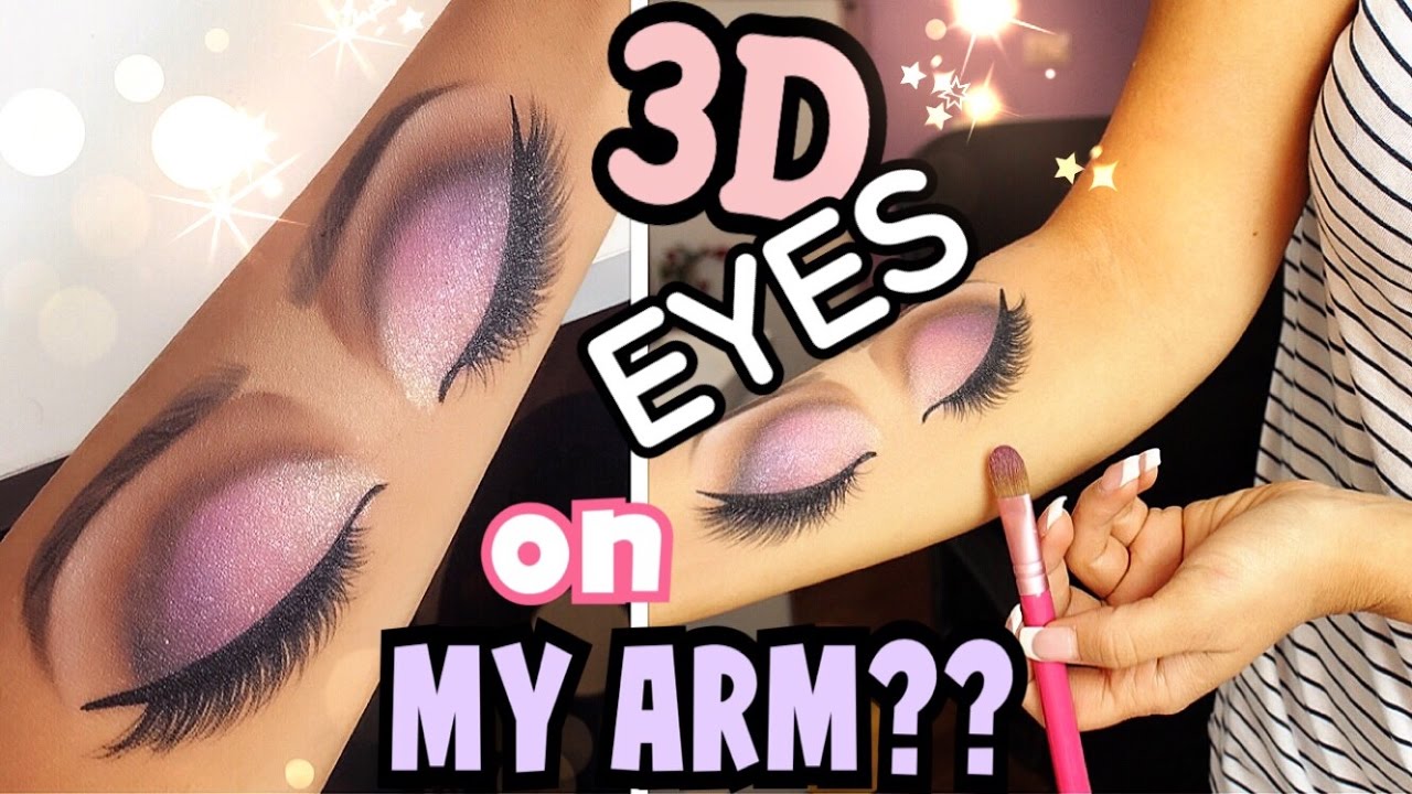 OMG!!! 😱3D EYES DRAWING on MY ARM?