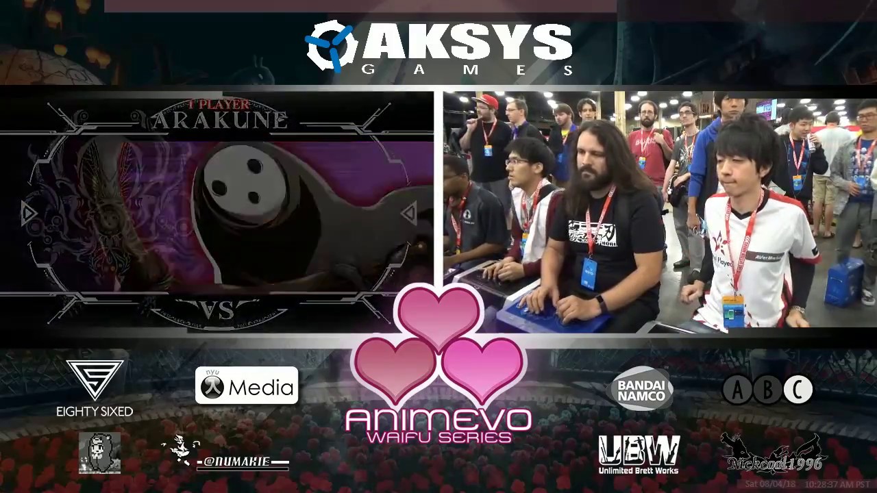 AnimEVO 2018 - Blaz Blue Central Fiction - Tournament Pools (Timestamps in Description)