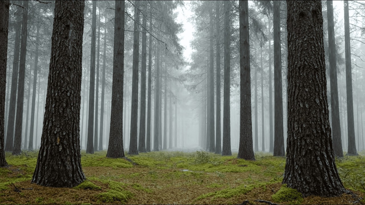 Misty Forest Rain Ambience for Deep Sleep & Relaxation 🛏️🌒