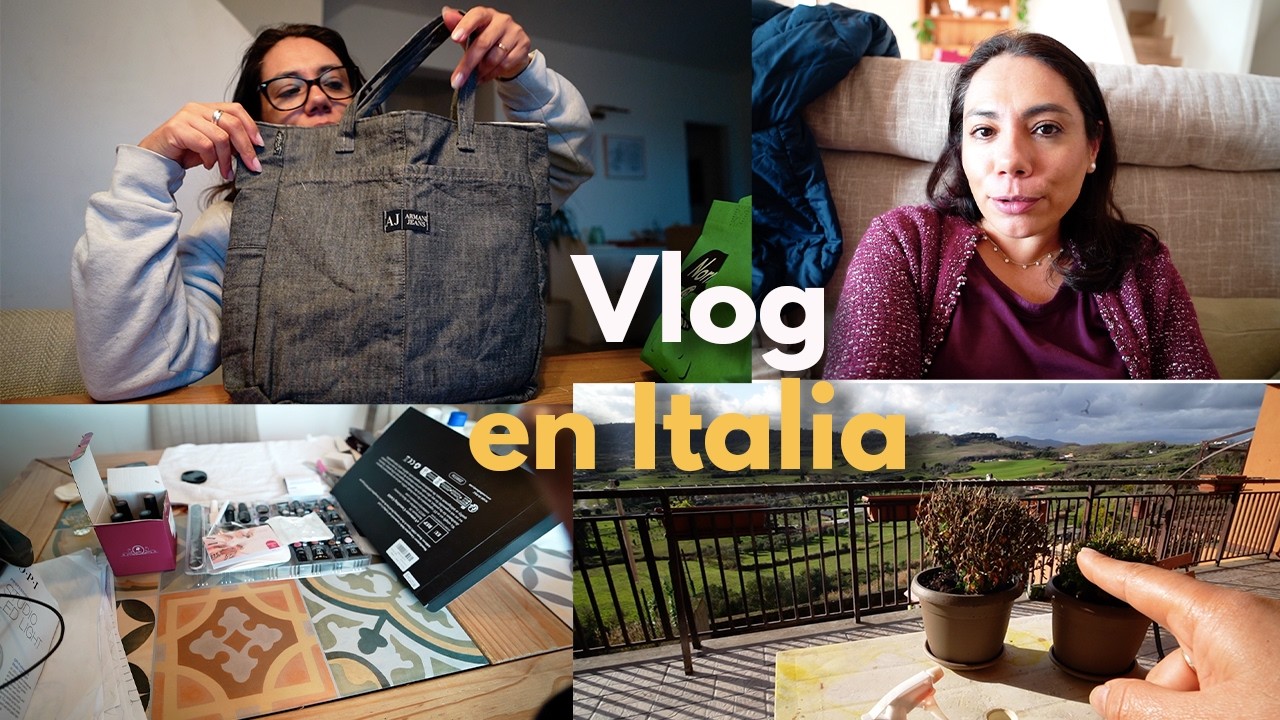 Transformé unos JEANS en BOLSA | ¿UÑAS fácil en casa? | Vlog en Italia
