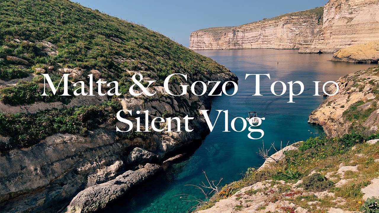 Malta & Gozo Top 10 Photo Spots / Silent vlog from Malta