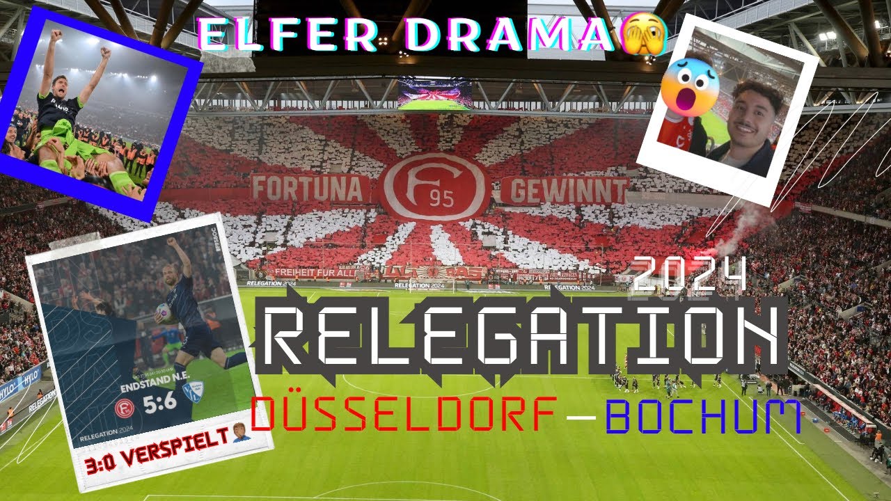 Düsseldorf verspielt den Aufstieg!😱 RELEGATION Bundesliga 🔴FORTUNA DÜSSELDORF - VFL BOCHUM🔵