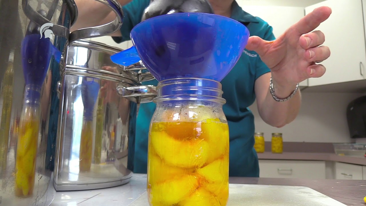 Best Practices when home canning Michigan peaches