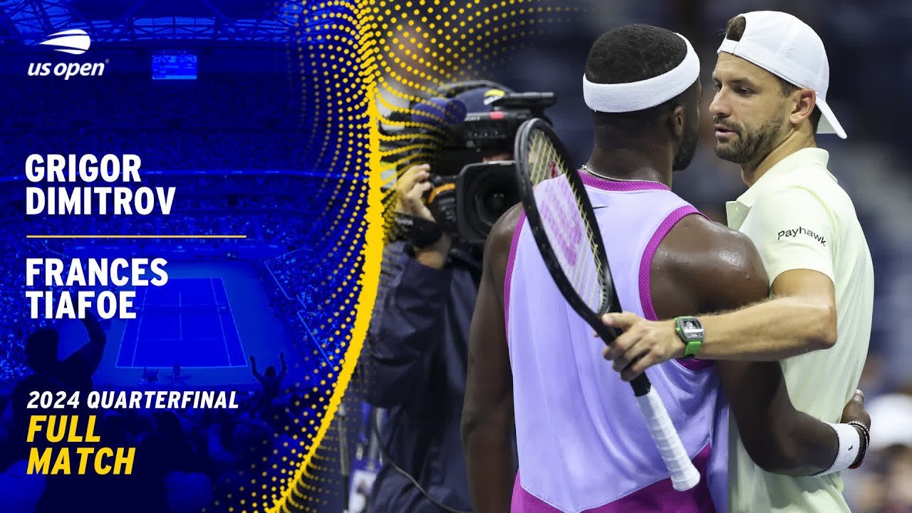 Grigor Dimitrov vs. Frances Tiafoe Full Match | 2024 US Open Quarterfinal