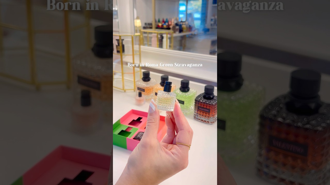 I could resist the mini @valentino.beauty perfume set anymore🥹 #perfume #mini #miniperfume