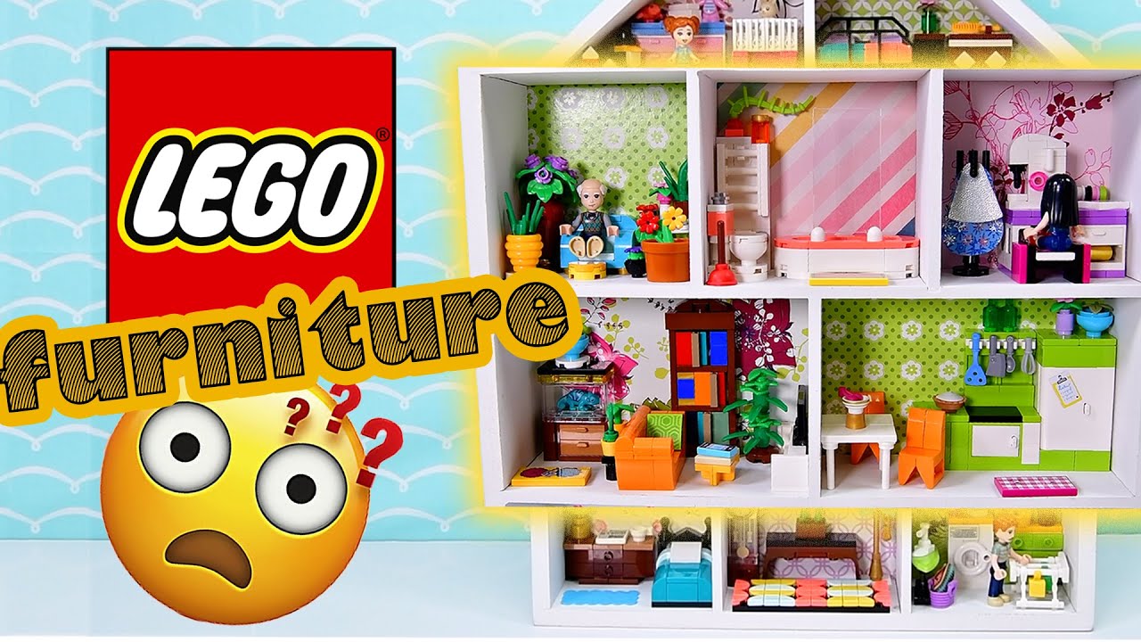 Наполните свой кукольный домик... мебелью LEGO? Подборка обучающих материалов по сборке
