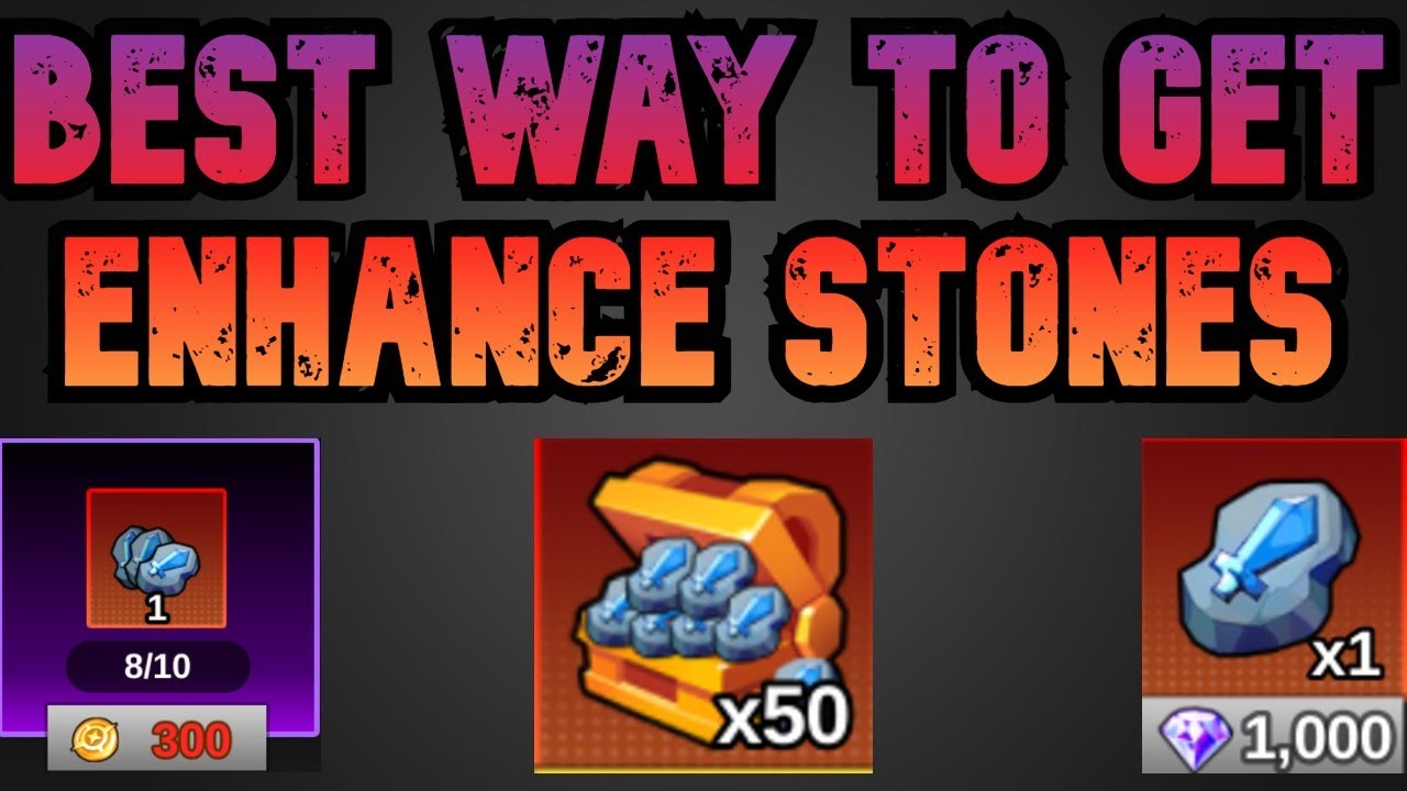 THE BEST WAY TO GET ENHANCE STONES | Dungeon Hunters
