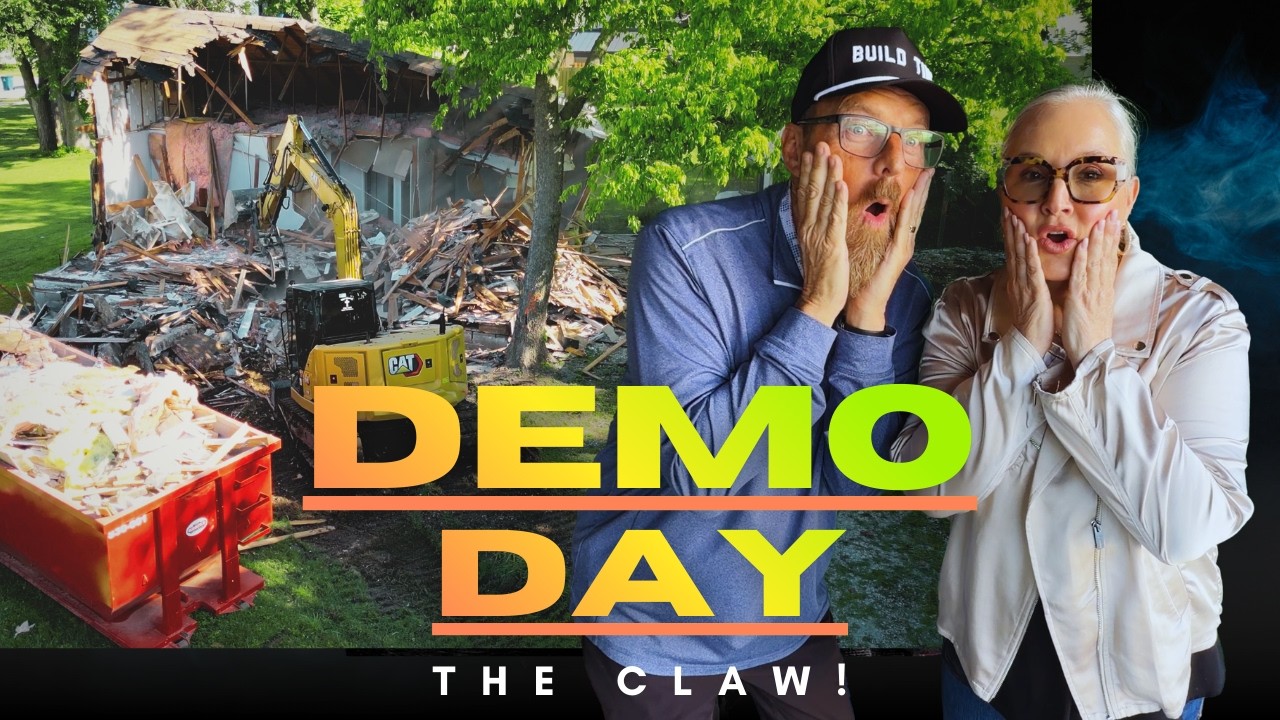 EP. 4 - DEMOLITION DAY! We gotta tear it down before our new build can begin. BLOOPERS at the end!