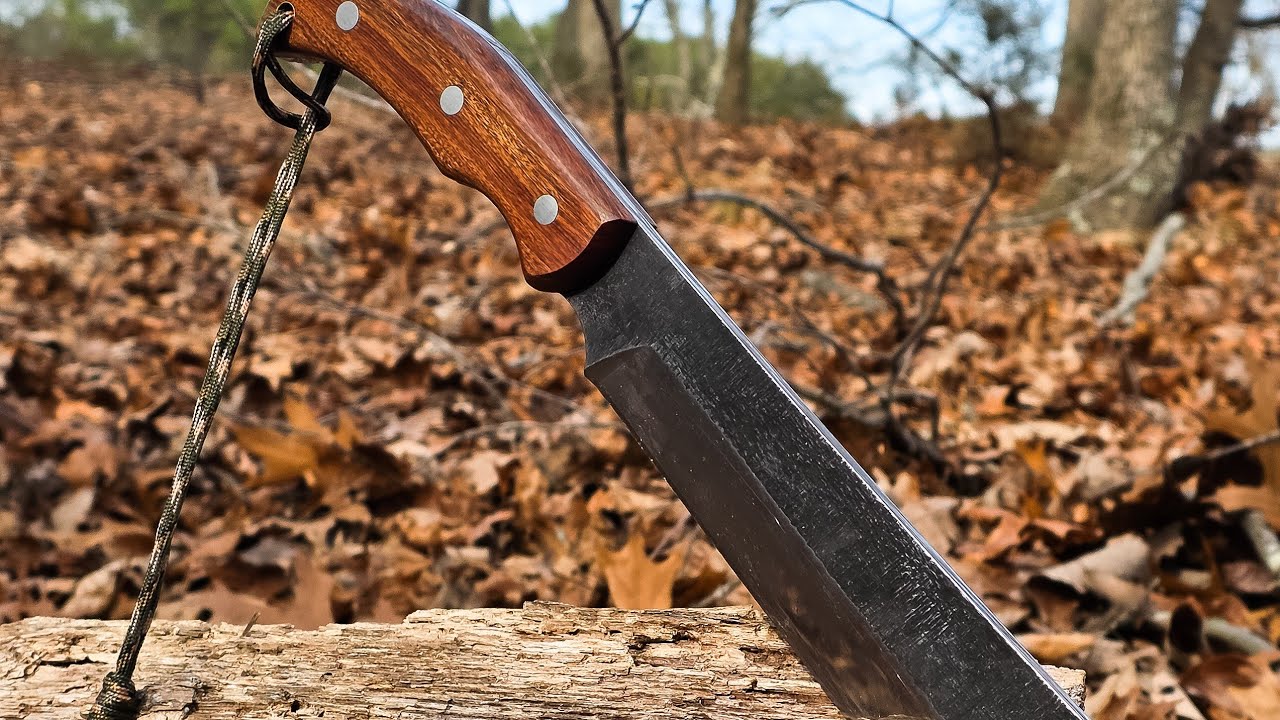 This Machete Is a BEAST 😱 Cleaning Up Trees with the Purple Dragon Knife!
