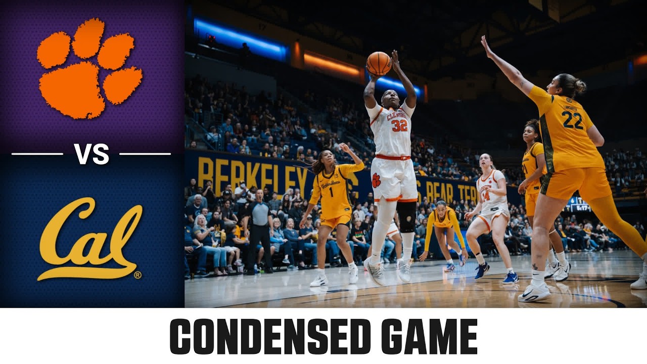 Clemson vs. Cal Condensed Game | 2025-26 ACC Women's Basketball