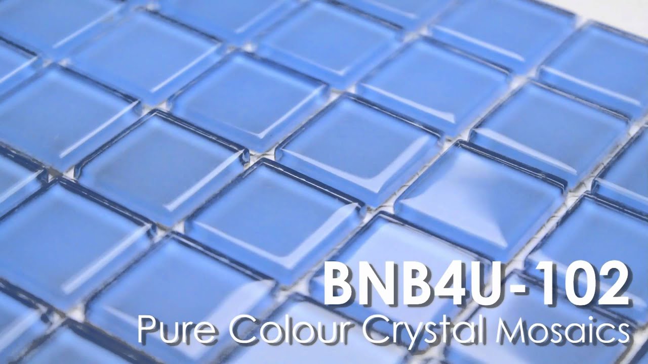 BNB4U-102 Pure Colour Glass Mosaic Tiles WWW.BINIBI.CO.UK