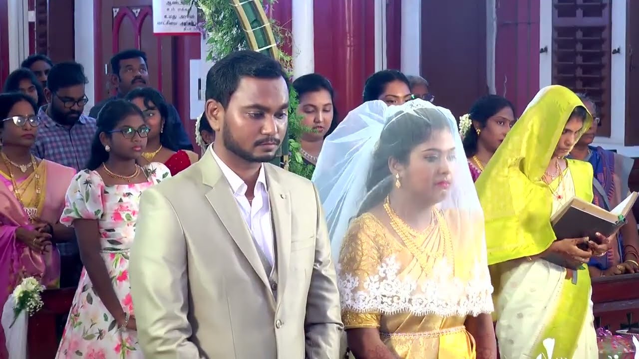 🔴LIVE - WEDDING MASS  - P.SELVARAJA WEDS DUPONT ELODIE @SACRED HEART BASILICA, PUDUCHERRY.