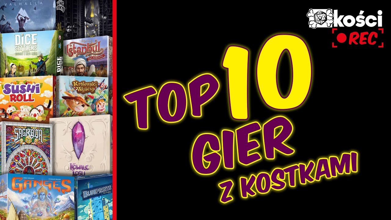 Kości REC - Top 10 gier z kostkami w roli głównej