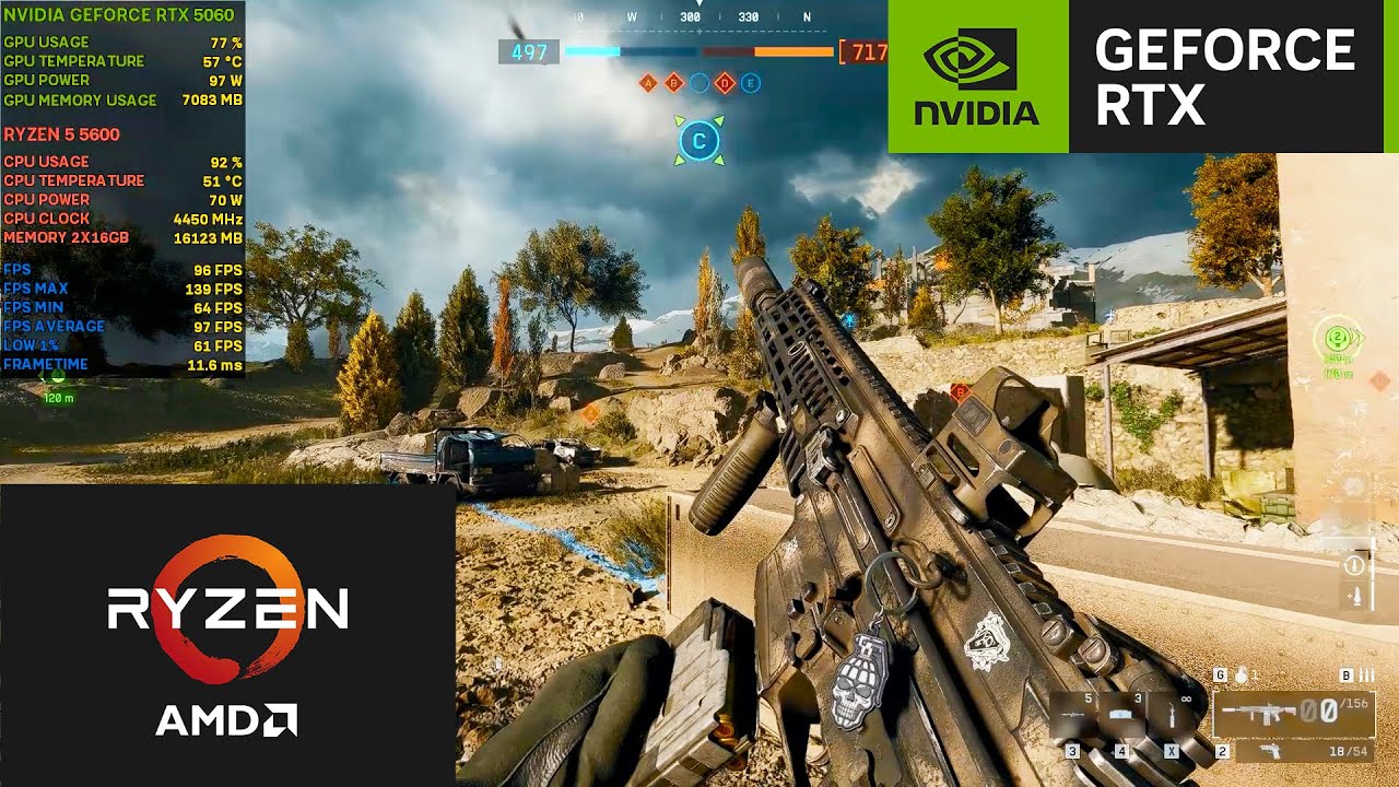 Battlefield 6 Multiplayer Conquest | RTX 5060 8GB | Ryzen 5 5600 | Custom Settings | DLSS Quality