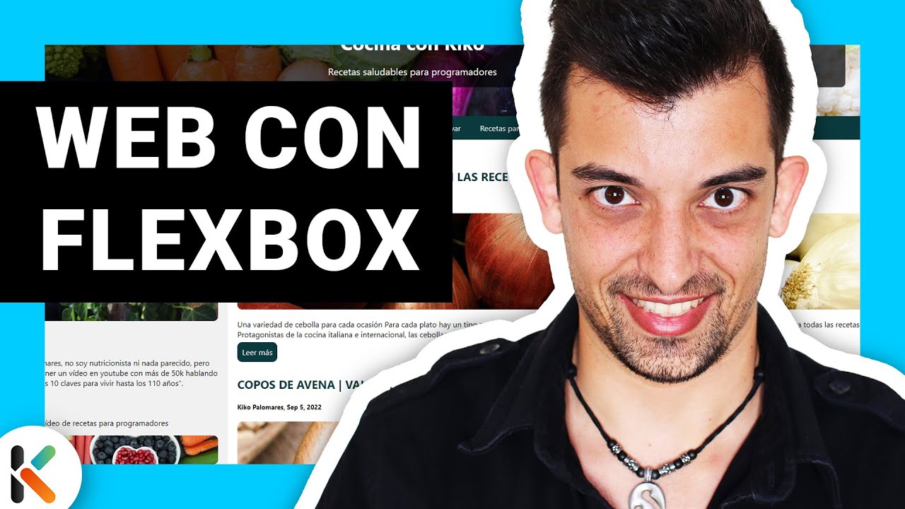 💙 Creamos una página web usando Flexbox CSS desde cero y paso a paso