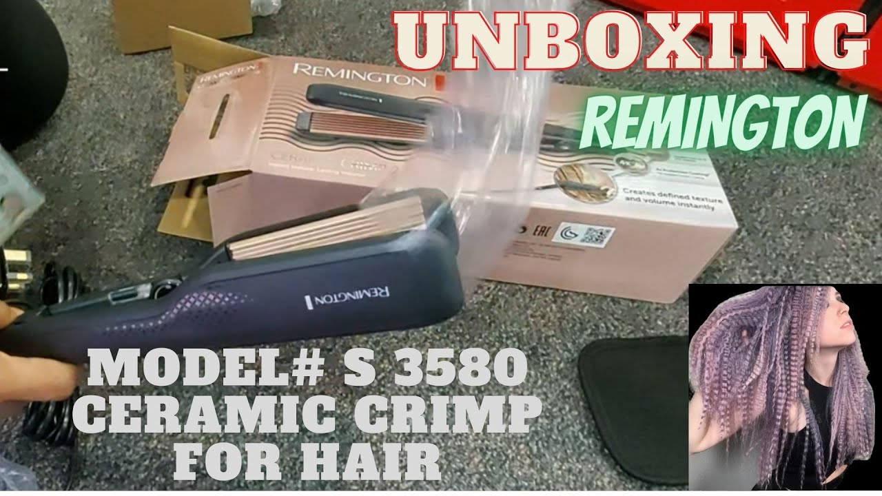 Unboxing || Remington || S 3580 ||Ceramic Crimp for Hair
