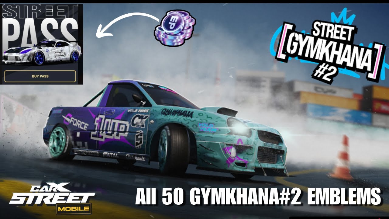 CarX Street Mobile | All 50 GYMKHANA#2 EMBLEMS locations