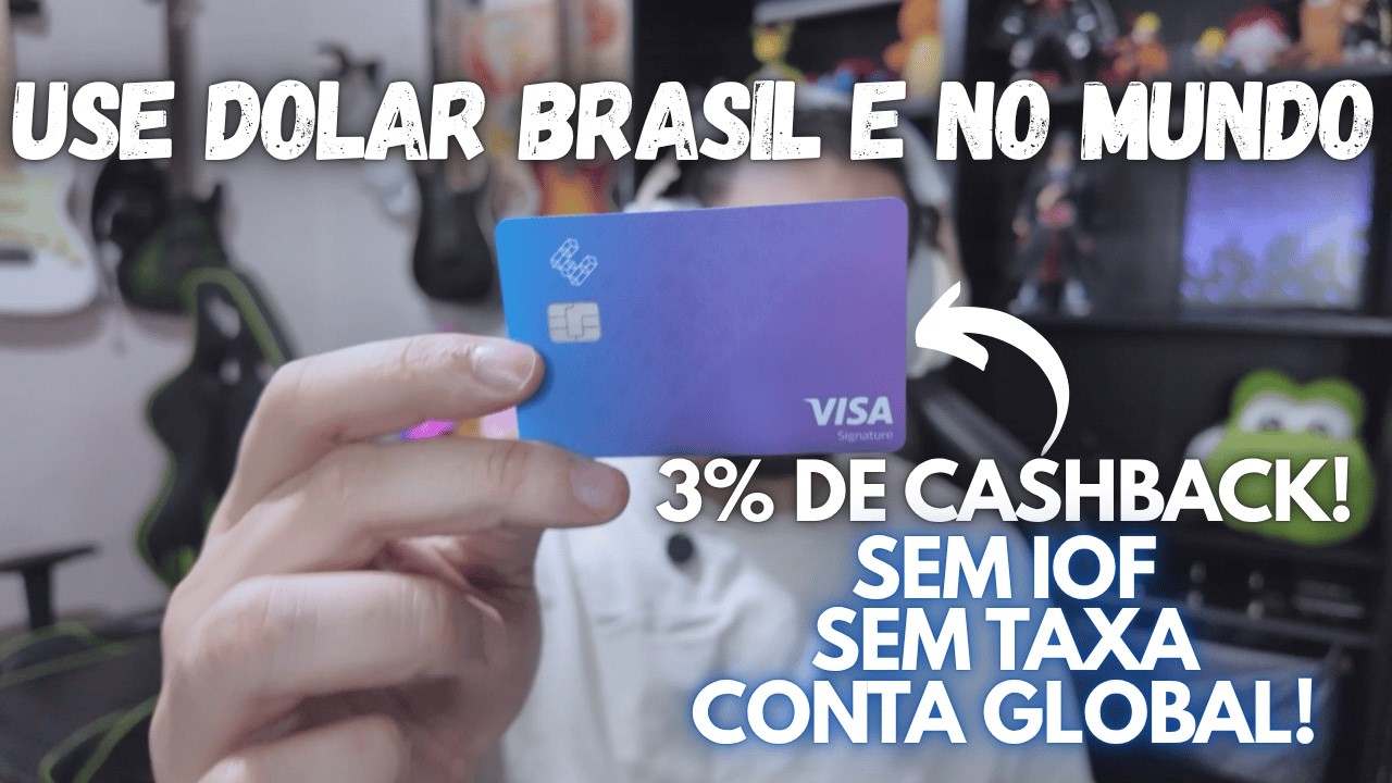 Como Usar Dolar No Mundo Inteiro! Sem Banco Zero imposto IOF e Taxas! A melhor Conta e cart&atilde;o Cripto