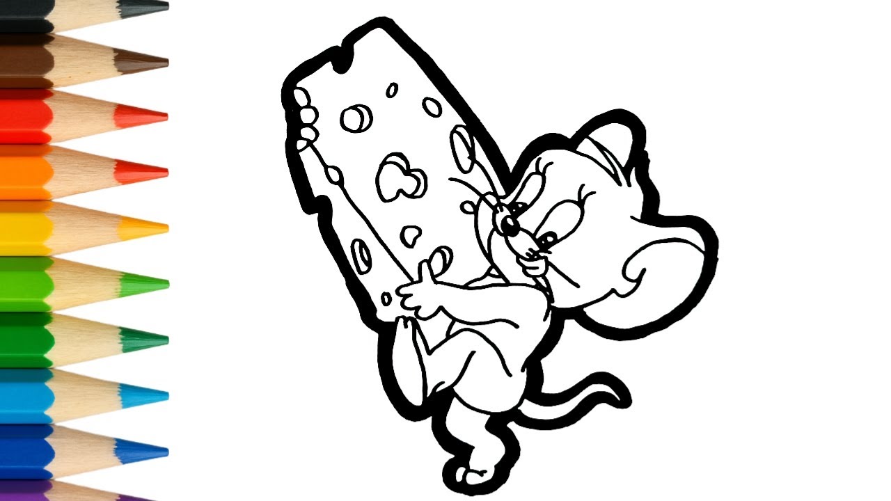 Keju Besar, Jerry Kecil 😄🧀 | Petualangan Menggambar & Mewarnai