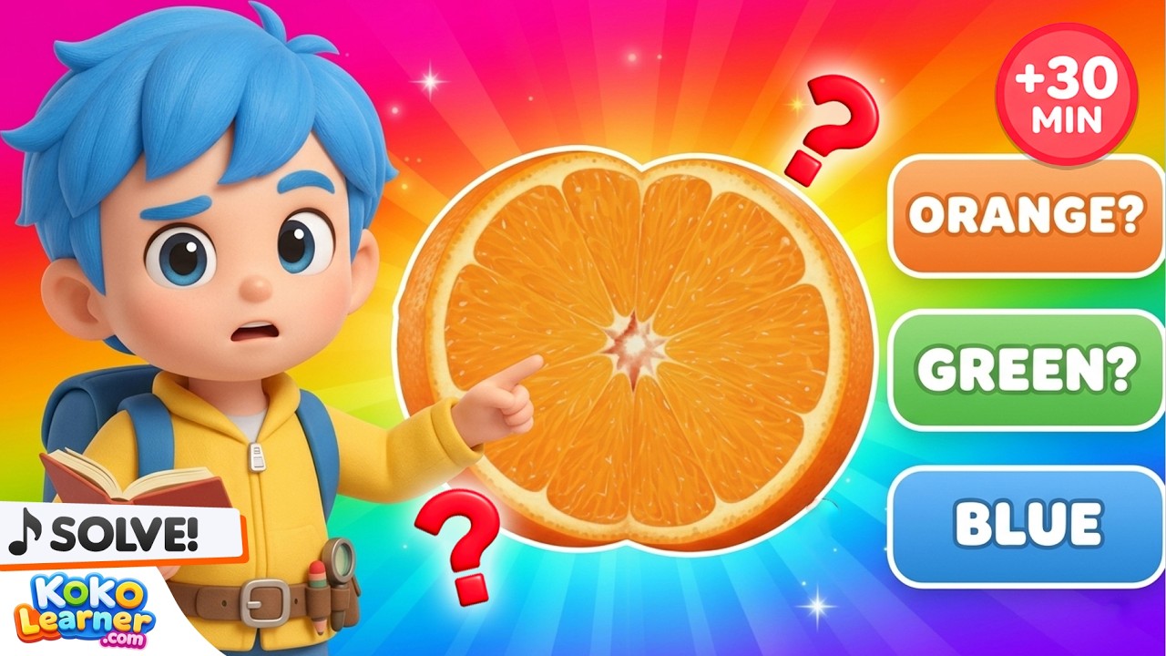 What Color Is This Fruit? 🍊 Fun Guess Game | Colors Song for Kids | Koko Learner (30 Minutes)