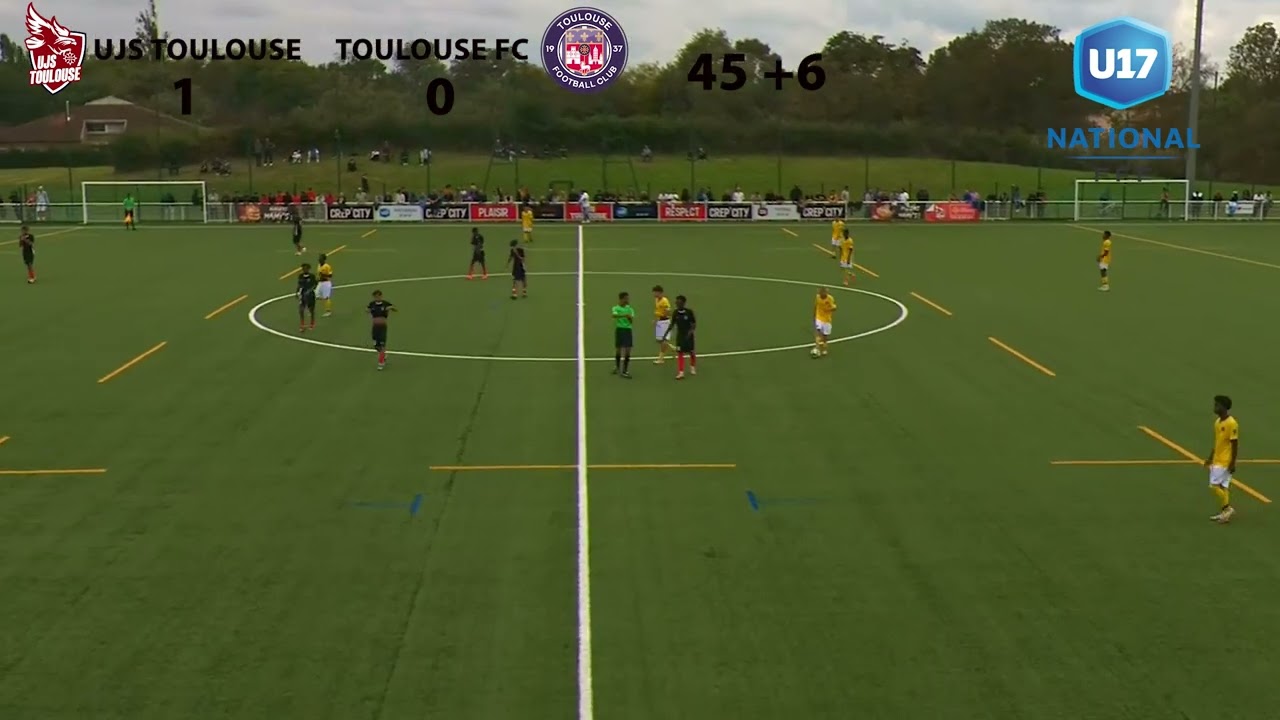 U17 NATIONAL UJS TOULOUSE- TOULOUSE FC J05 22/09/2024 Résumé