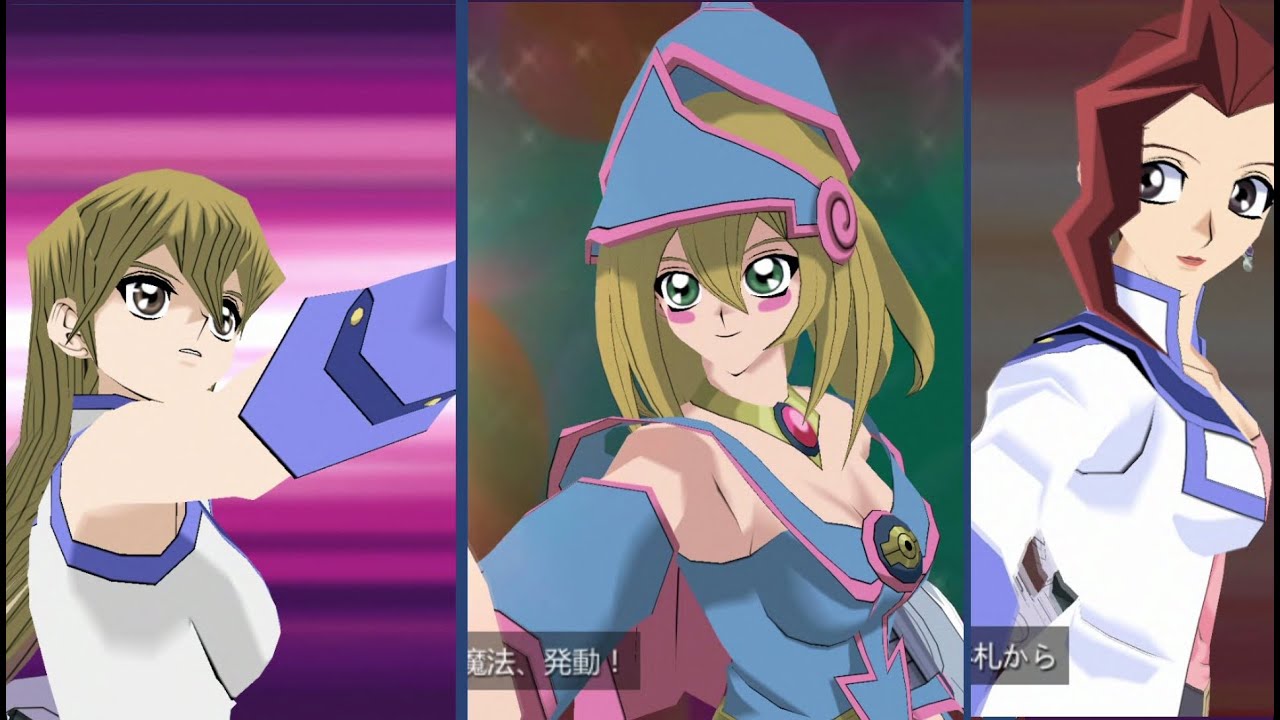 Yu-Gi-Oh Tag Force 3 Alexis Vs Dark Magician girl and Fonda Fontaine