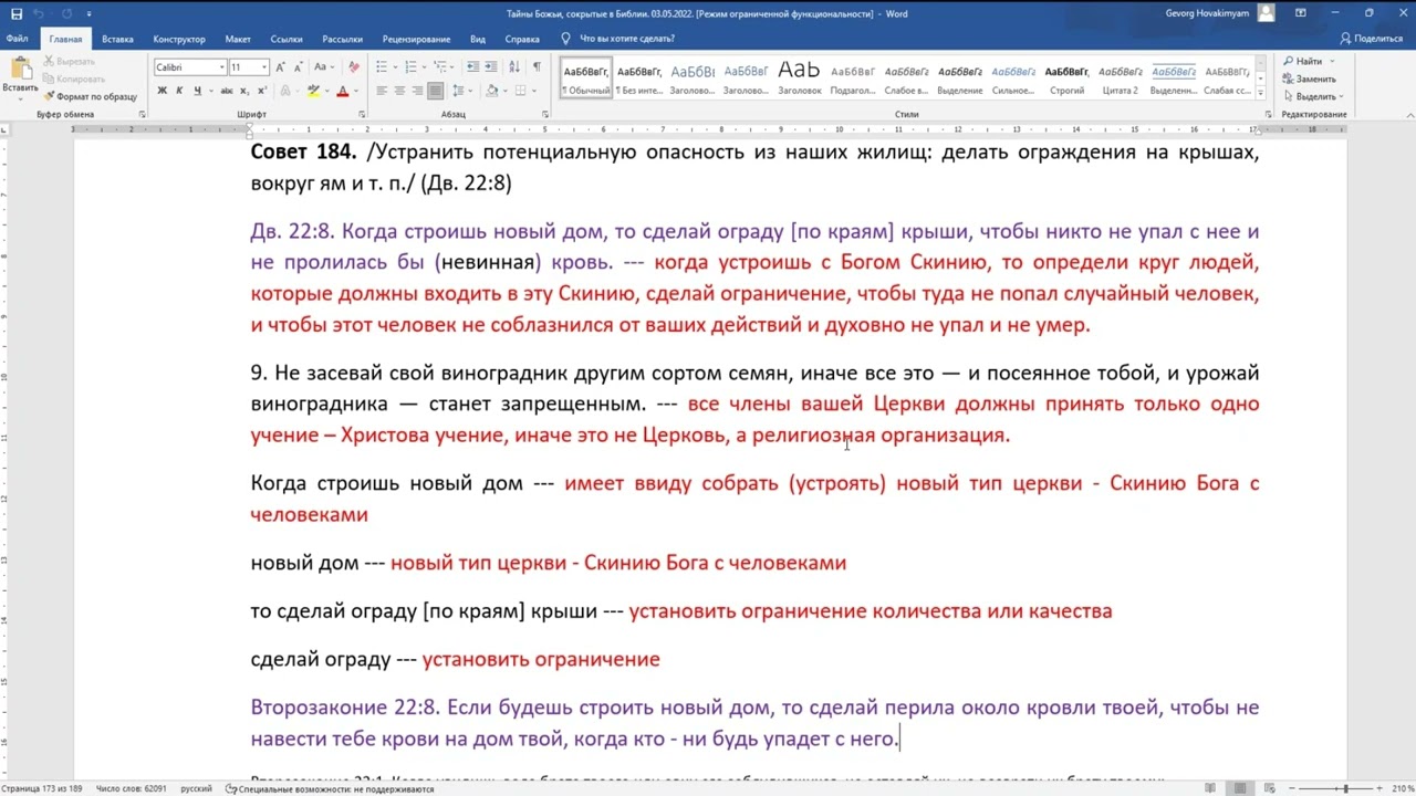 Инструктирующие советы Божьи 184&mdash;200 из 248  Книга заповедей  Предписывающие заповеди 248 из 613