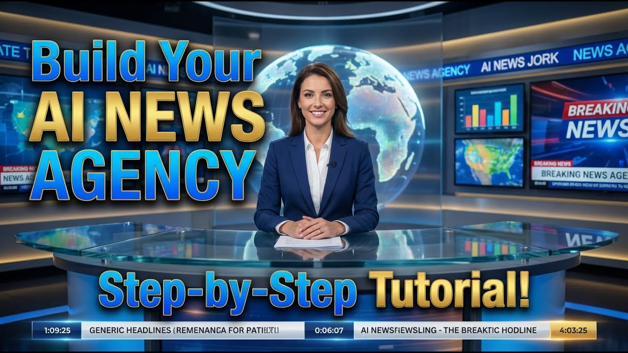 Create a Professional TV News Broadcast Using AI – Step by Step Tutorial