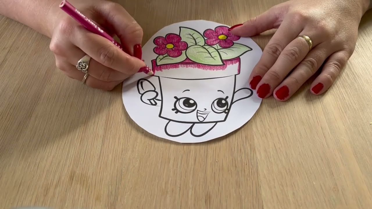 Coloring ★ Peta Plant And Jade Spade Petkins Shopkin