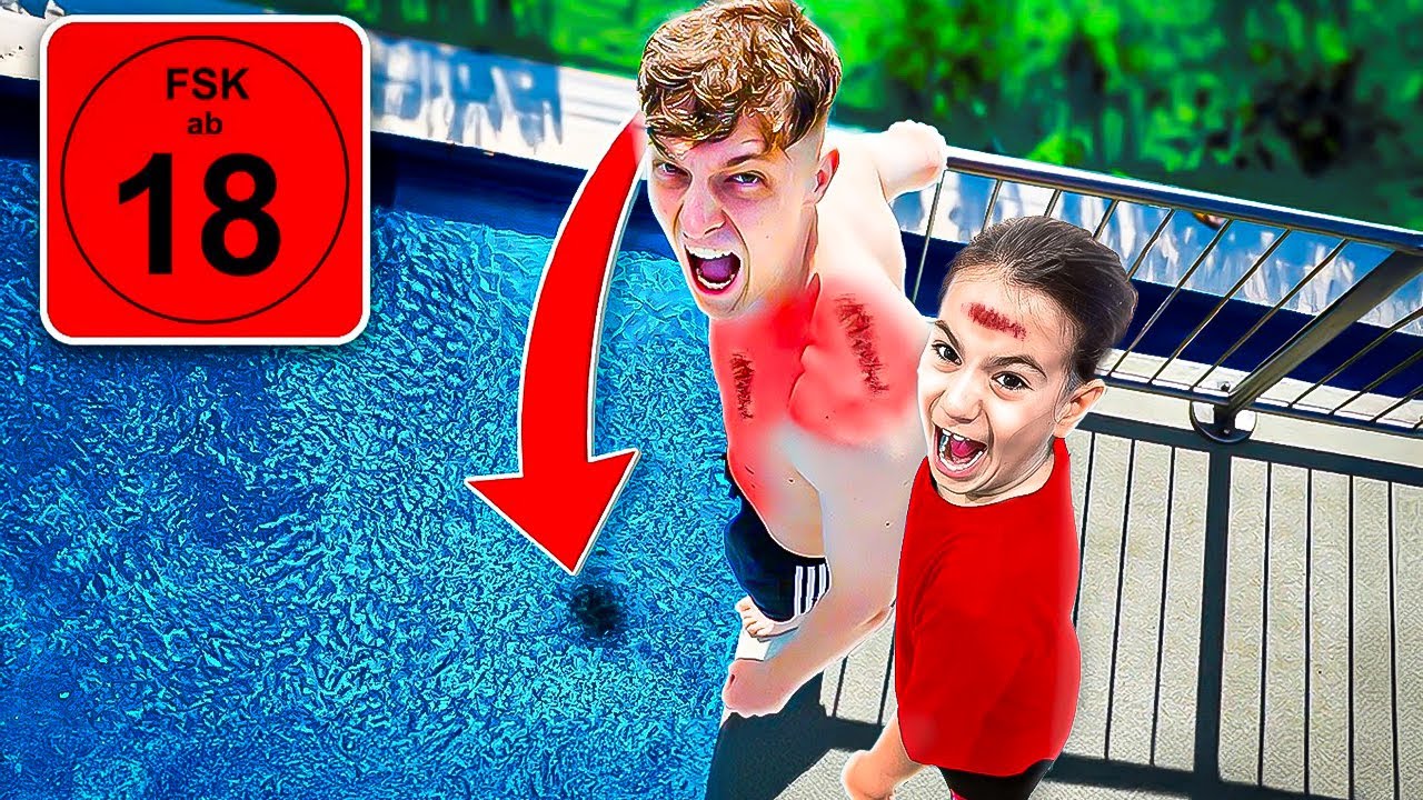 24 STUNDEN von 10 METER TURM SPRINGEN eskaliert! 😱