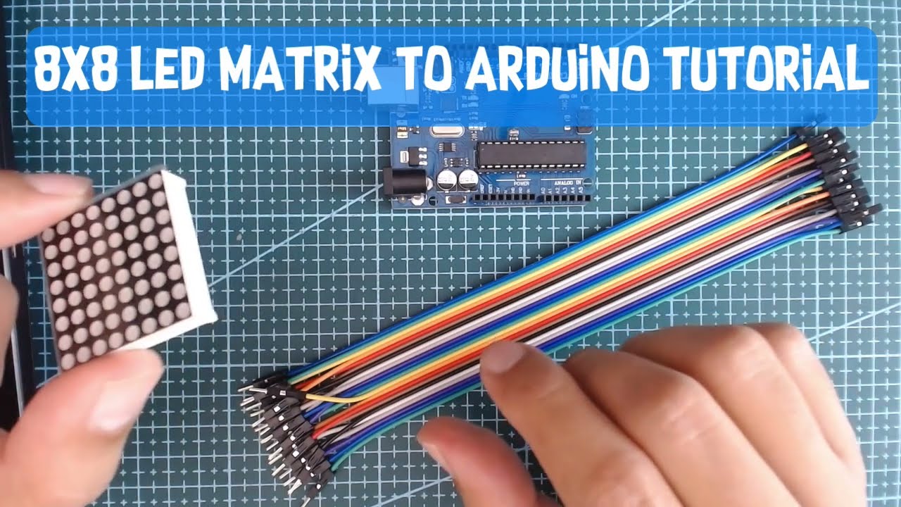 Arduino 8x8 LED Matrix Tutorial without any Drivers