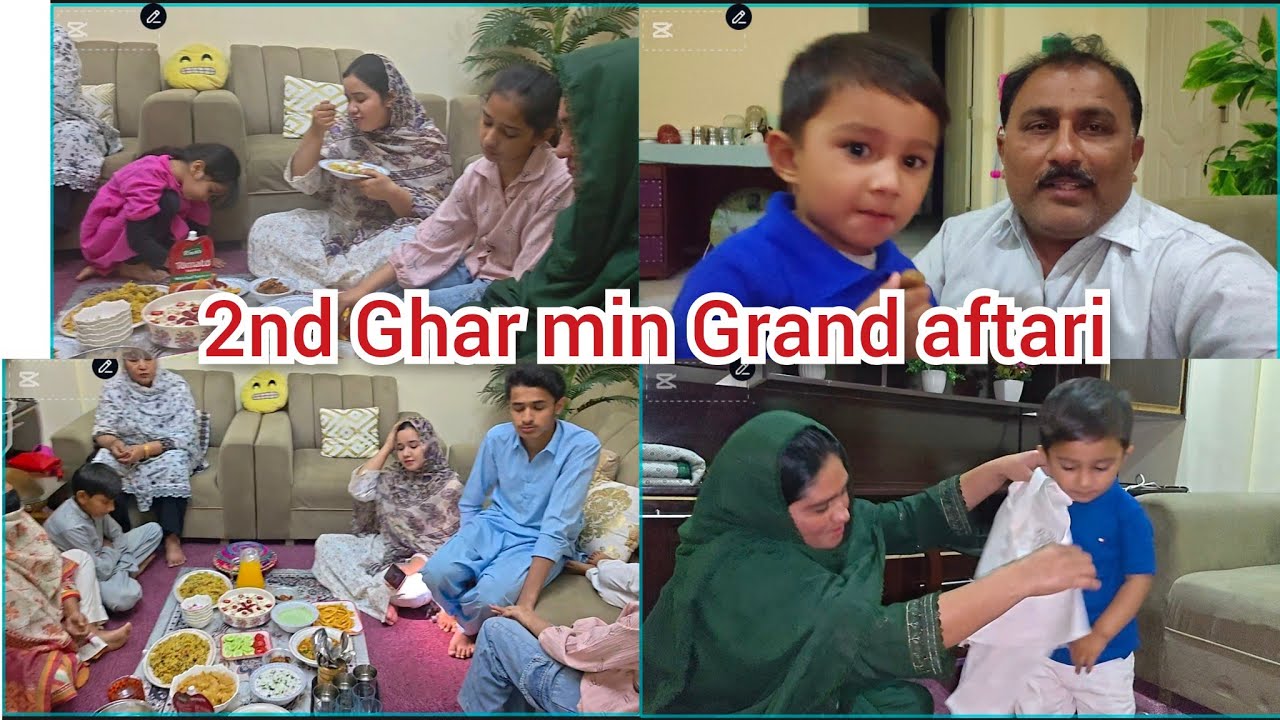 2nd Ghar min Grand aftari/kousar ki min n Khana bnanin min Kya help ki/mustafa sajid vlogs