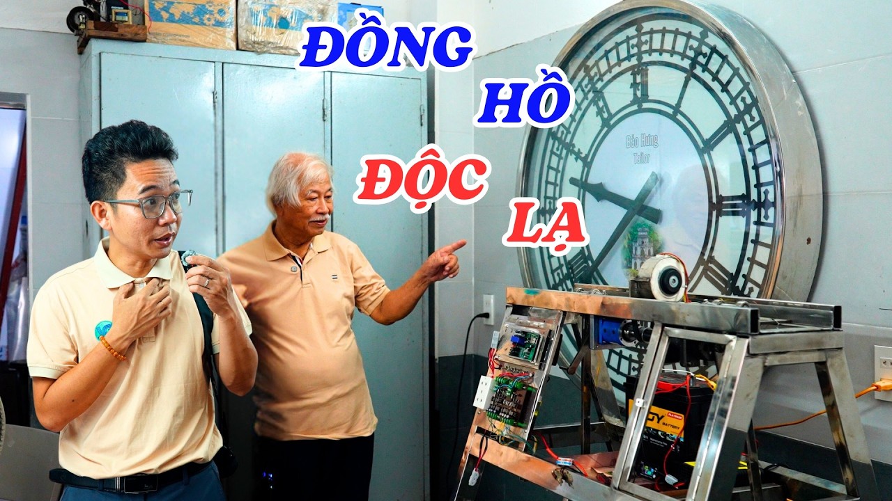 Cụ ông U90 tạo ra những chiếc đồng hồ khổng lồ, chạy hàng chục năm không hỏng - ĐỘC LẠ BÌNH DƯƠNG