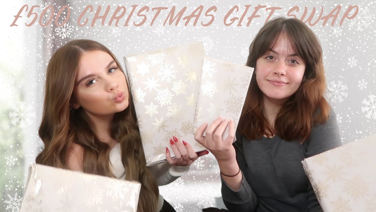 £500 CHRISTMAS GIFT SWAP WITH MY SISTER *OPENING CHRISTMAS PRESENTS EARLY*!!