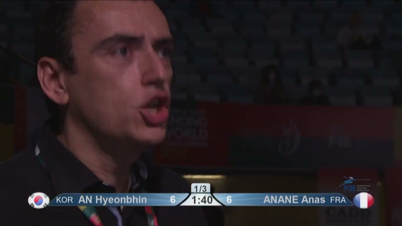 2022 226 T04 01 M F Individual Dubai UAE WCH PODIUM AN KOR vs ANANE FRA