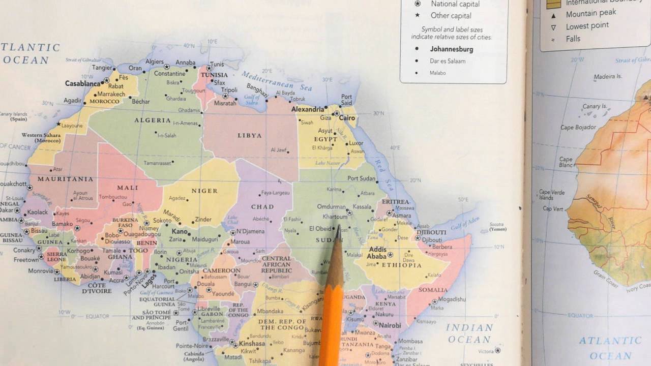 Egypt Map Atlas Lesson
