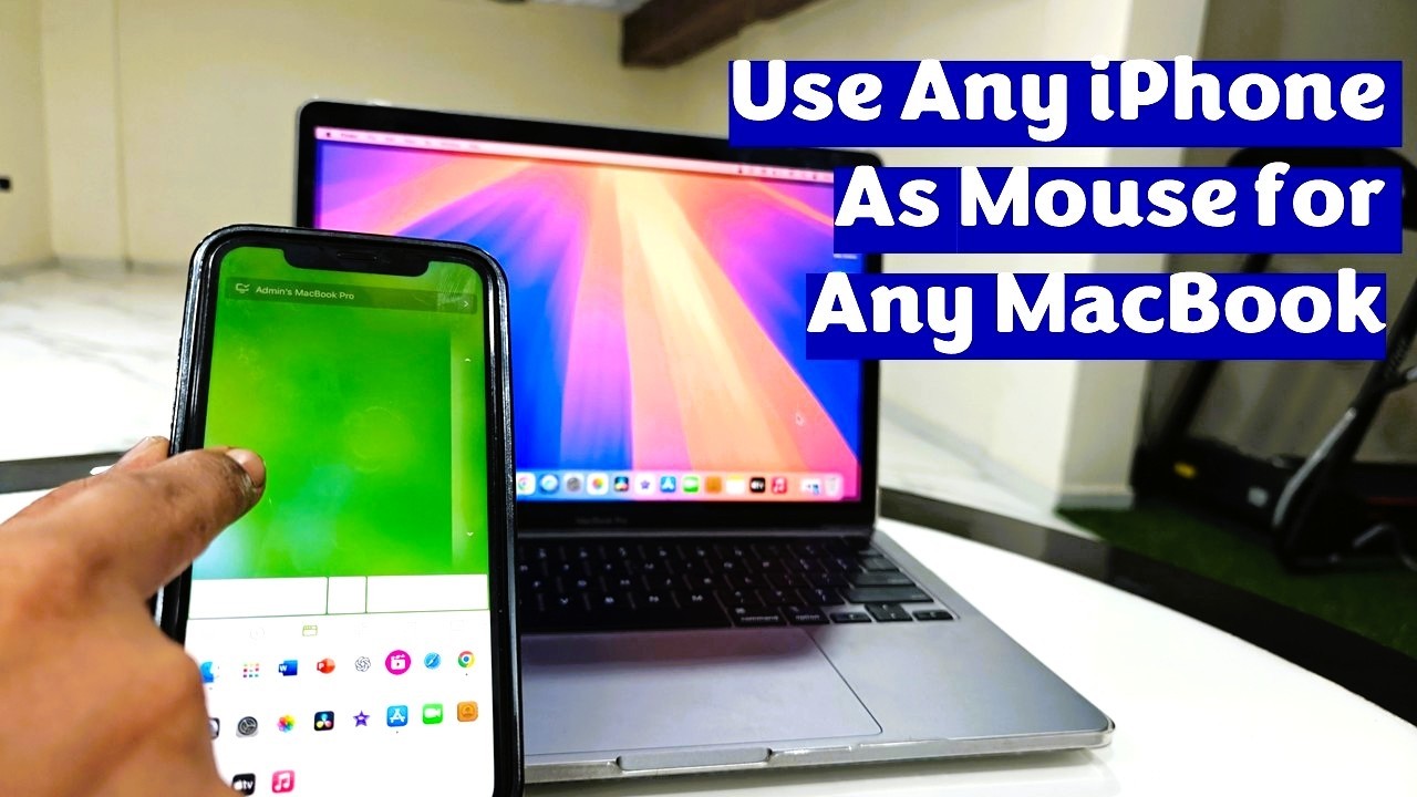 How to Use Any iPhone As a Mouse for Any MacBook
